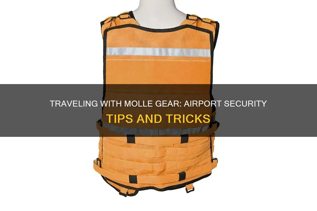 how to get molle through the airport