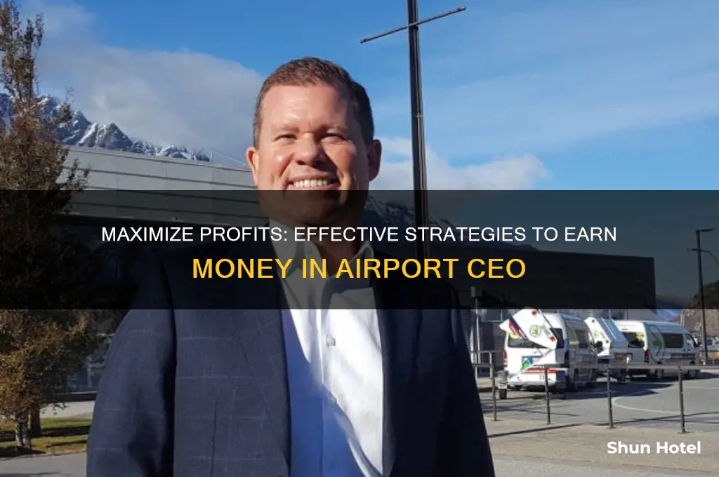 how to get money in airport ceo