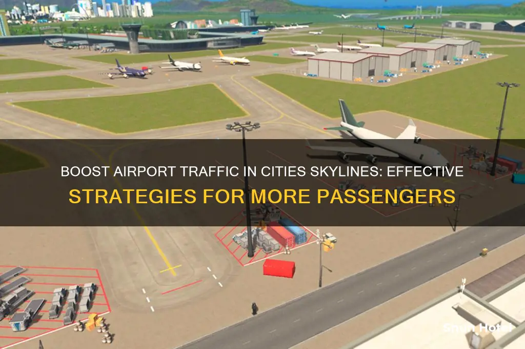 how to get more airport passengers cities skylines