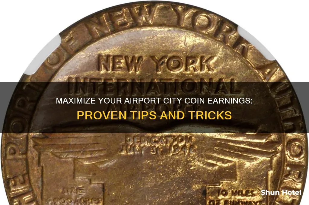 how to get more coins in airport city
