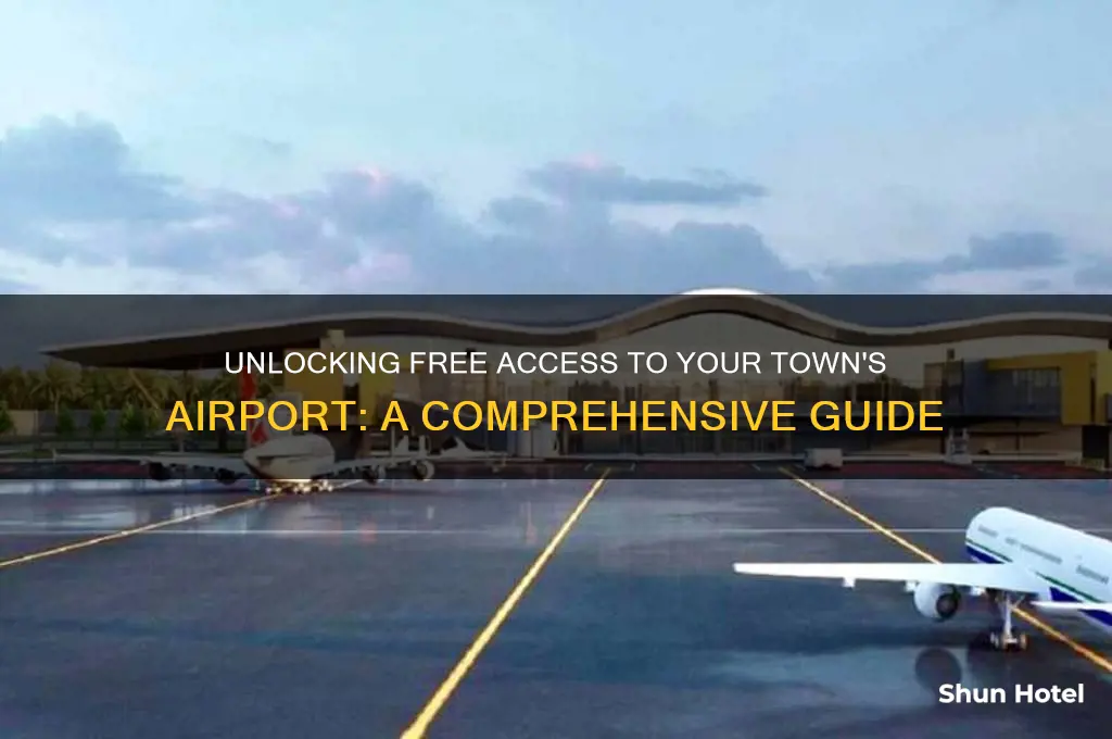 how to get my town airport for free