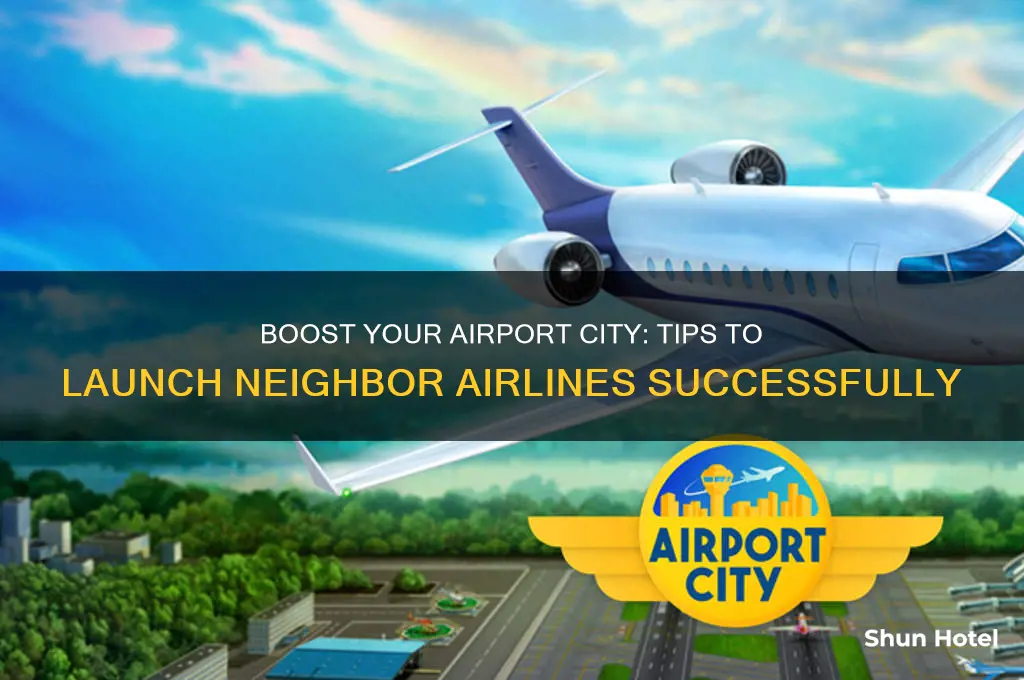 how to get neighbor to launch in airport city