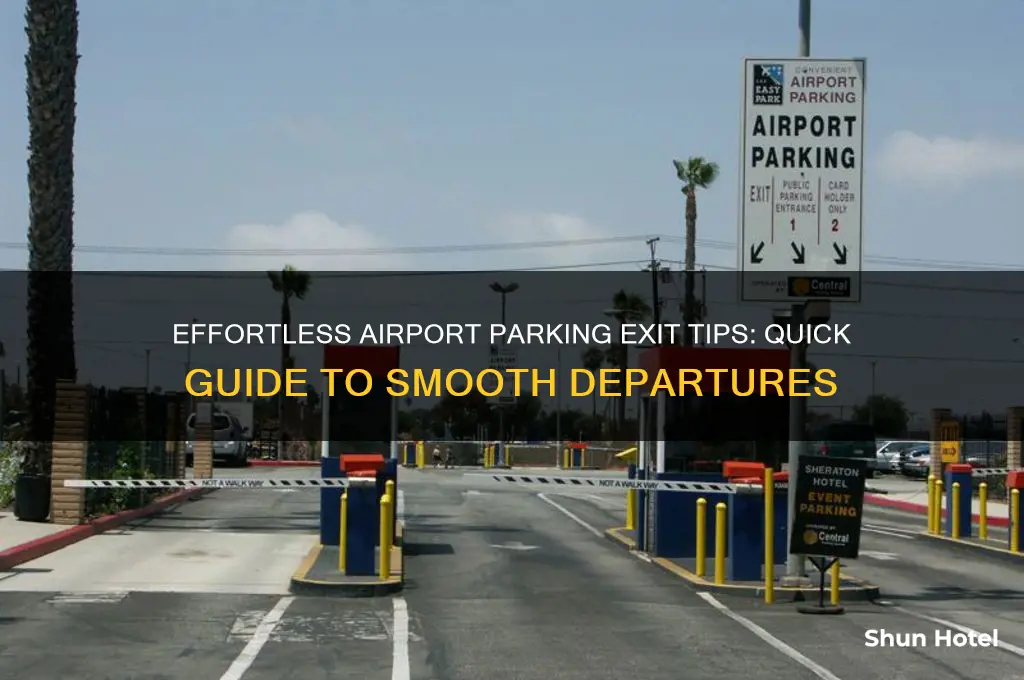 how to get off airport parking