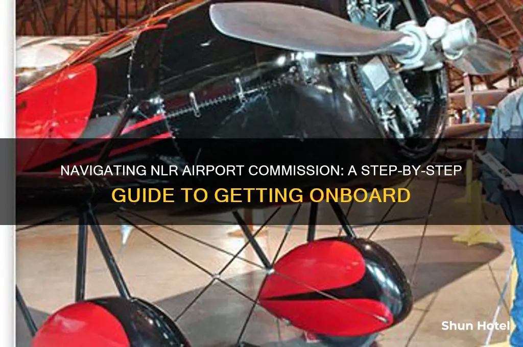 how to get on nlr airport comminson