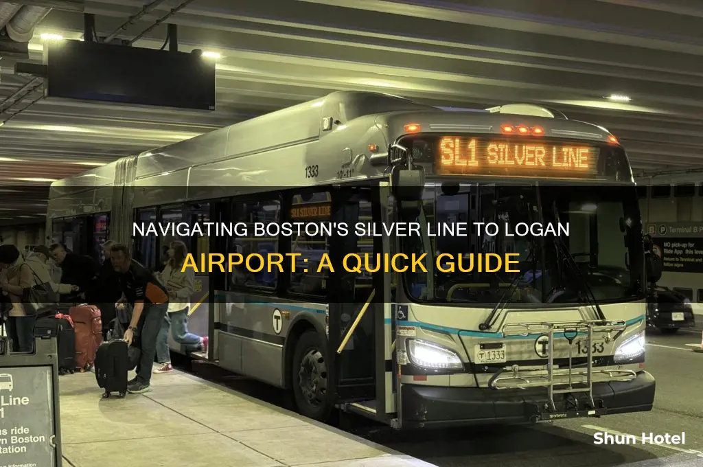 how to get on the silver line boston to airport
