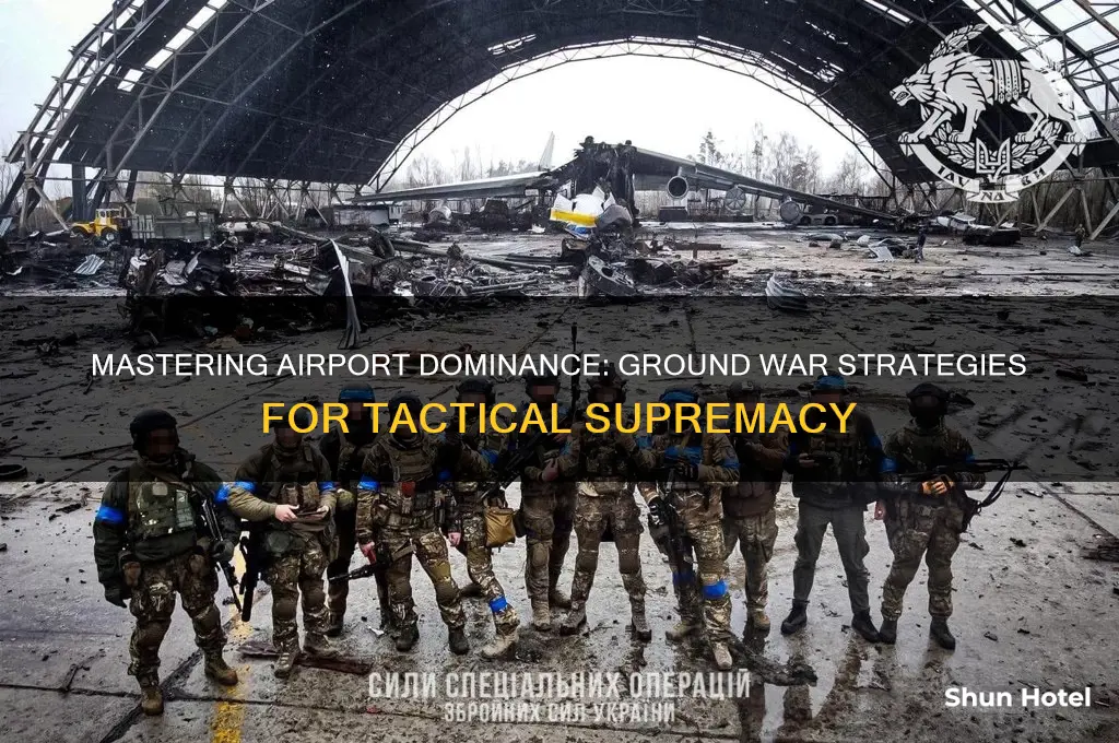 how to get on top of airport in ground war