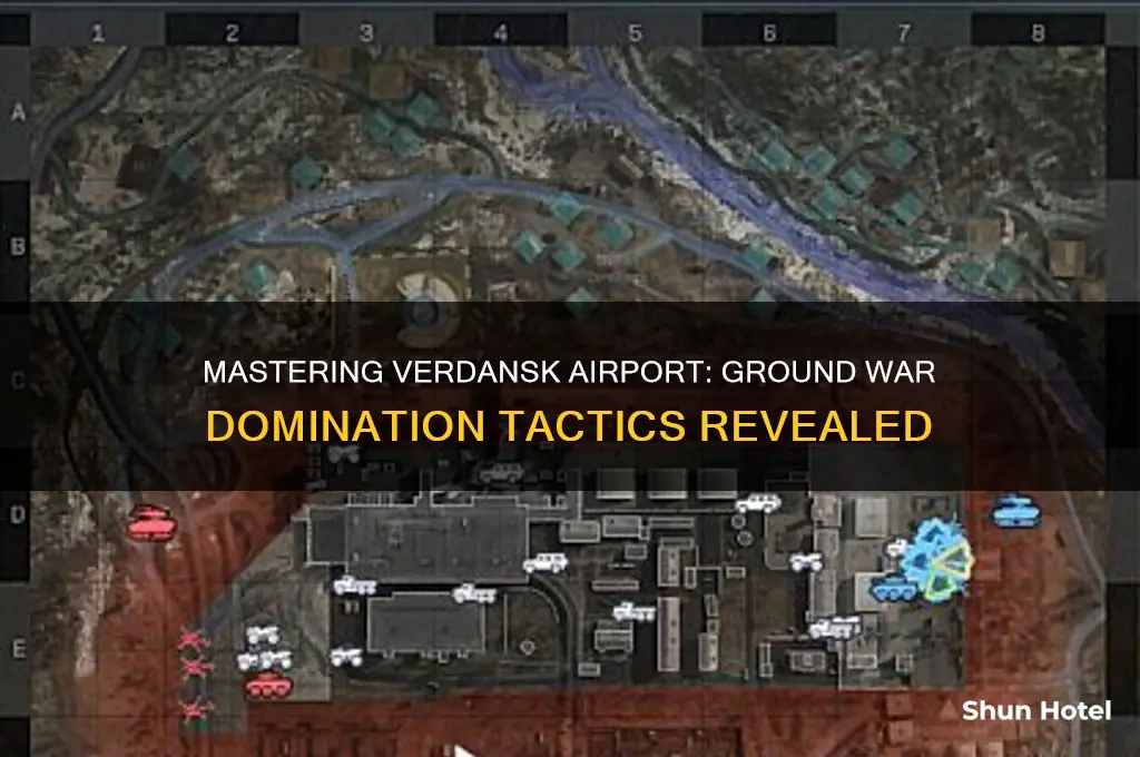how to get on top of verdansk airport ground war