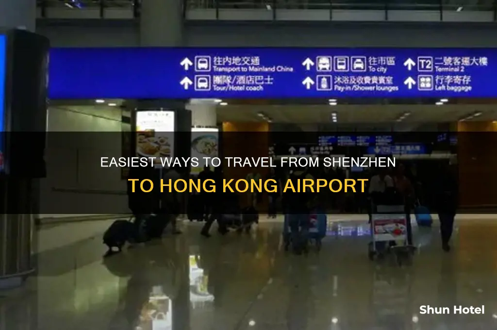 how to get ot honk kong airport from shenzhen