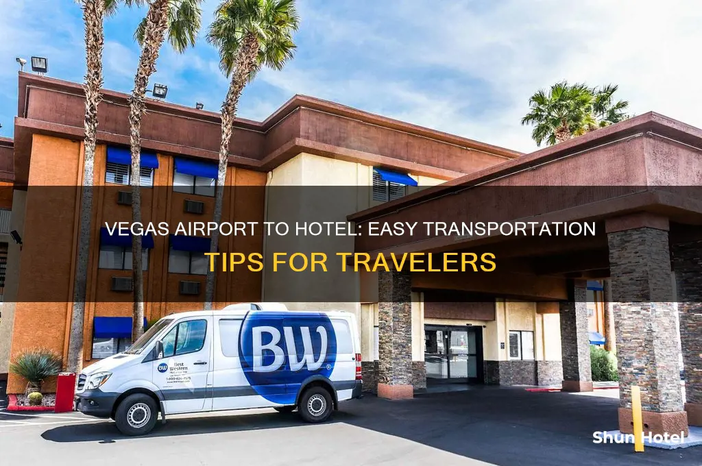 how to get ot hotel from airport in vegas