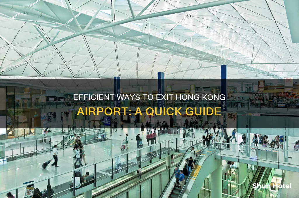how to get out from hong kong airport