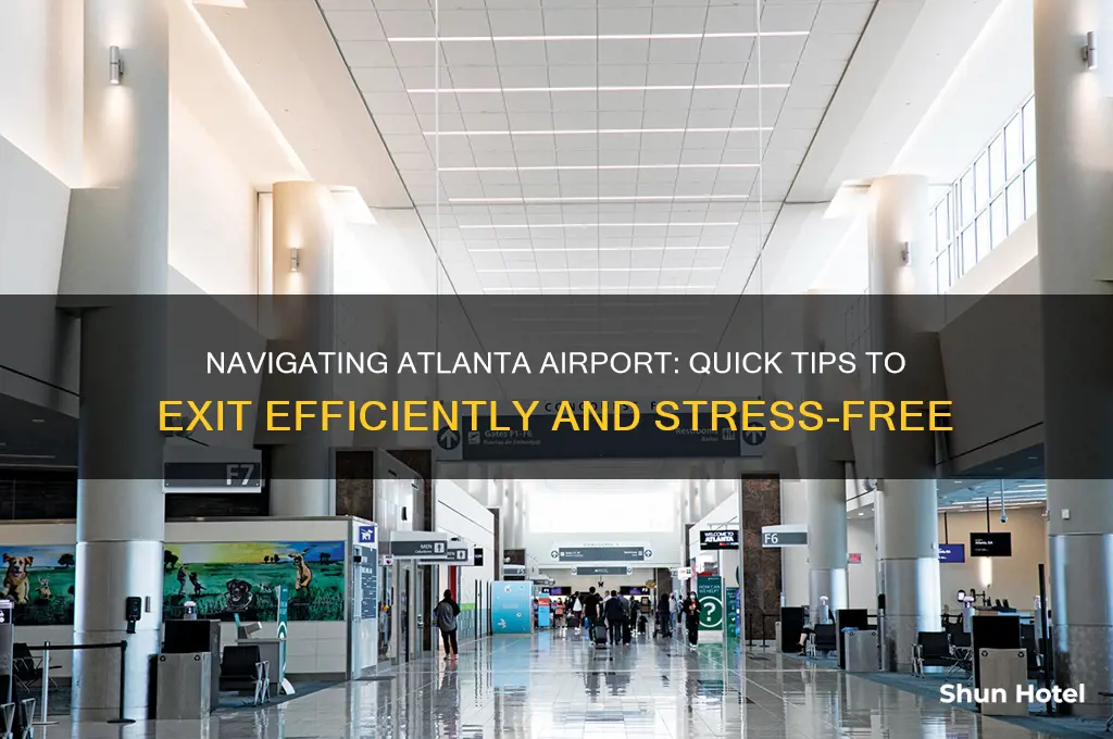 how to get out of atlanta airport