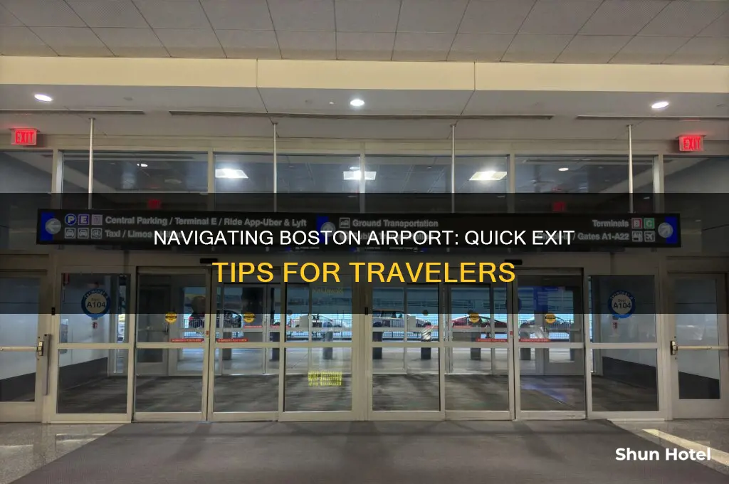 how to get out of boston airport