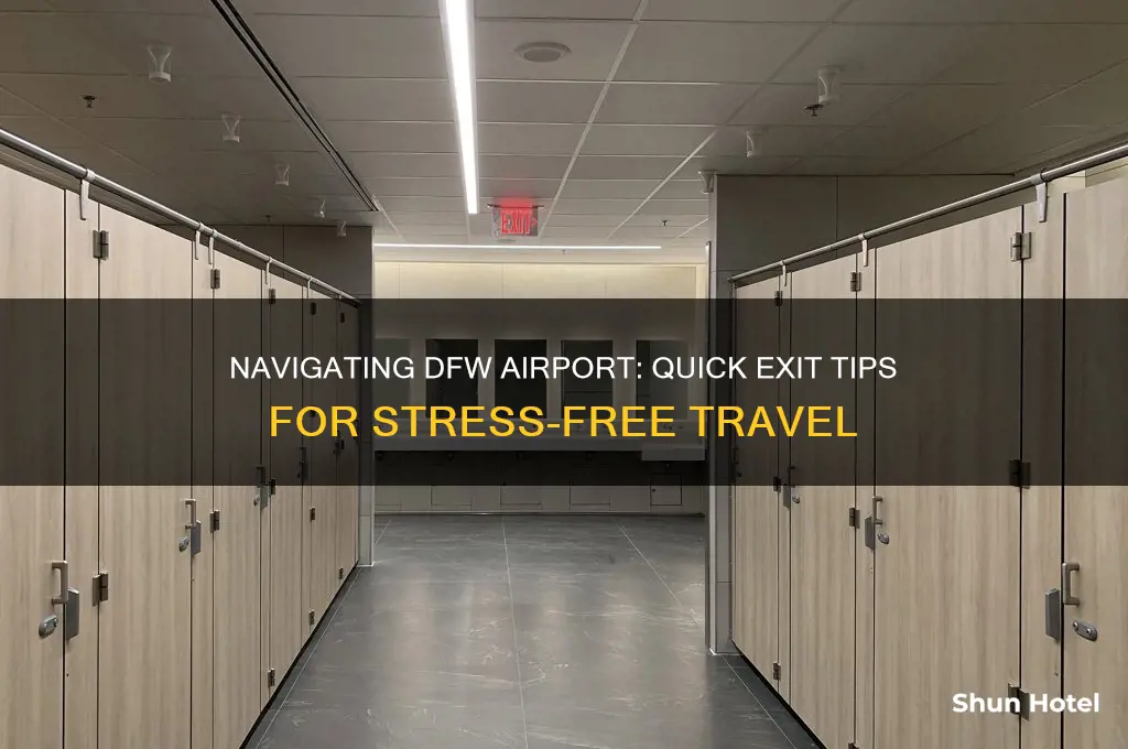 how to get out of dfw airport