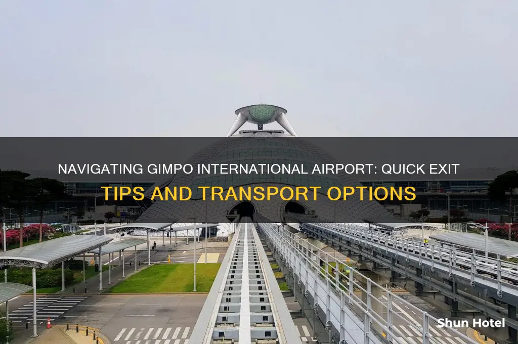 how to get out of gimpo international airport