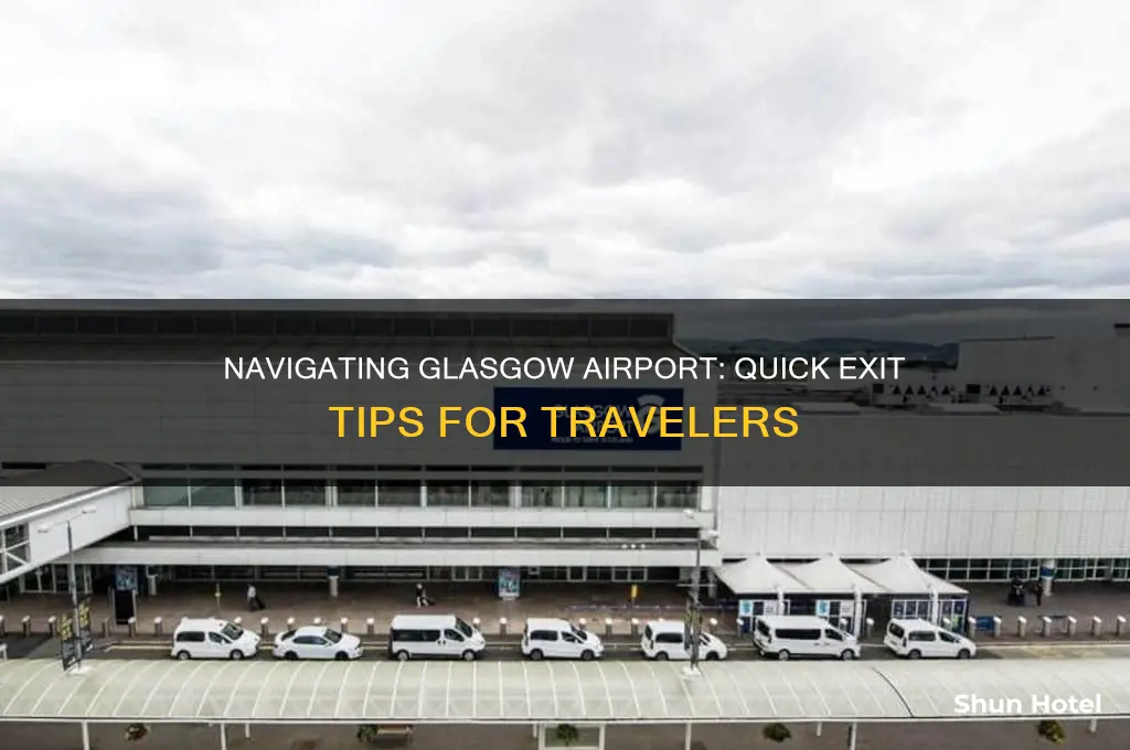 how to get out of glasgow airport