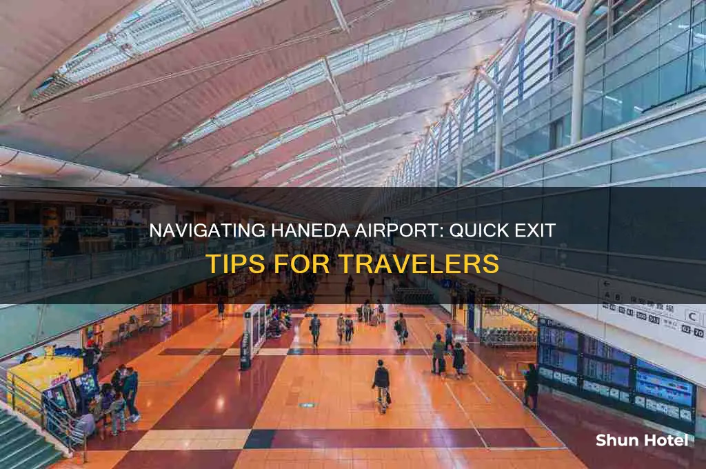 how to get out of haneda airport