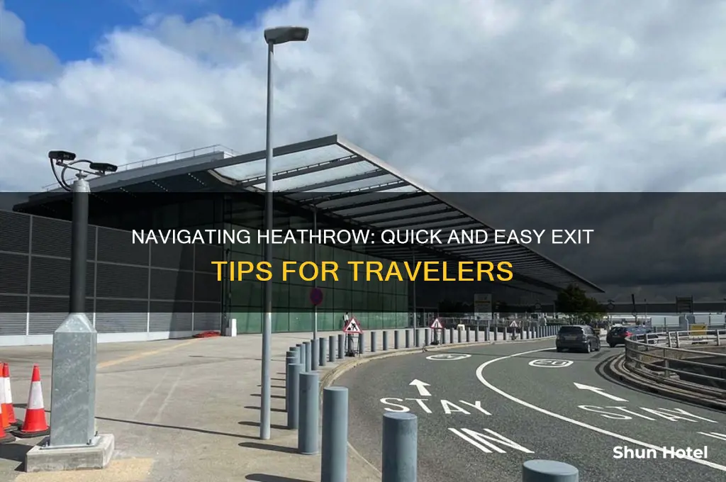 how to get out of heathrow airport