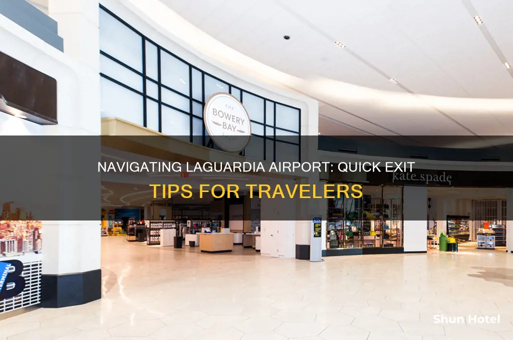 how to get out of laguardia airport