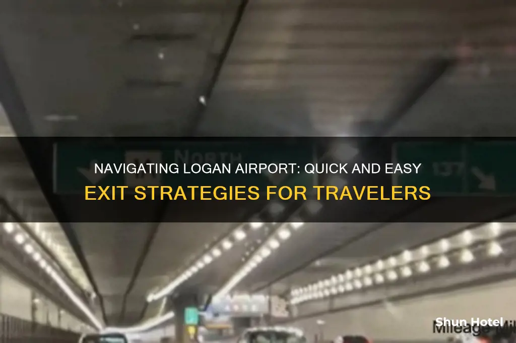 how to get out of logan airport