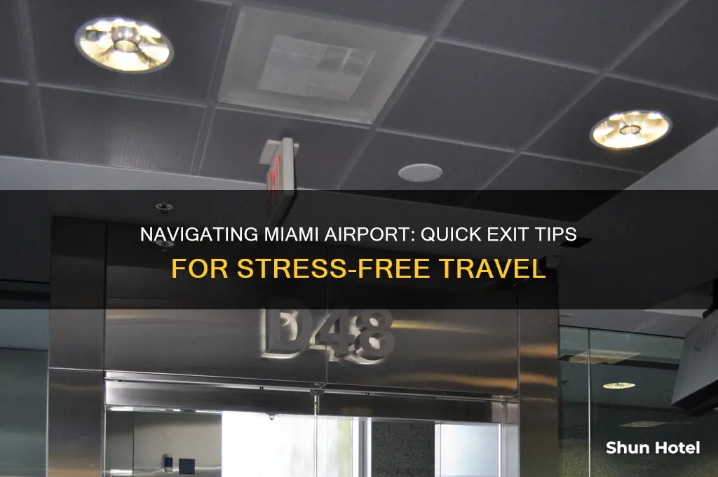 how to get out of miami airport