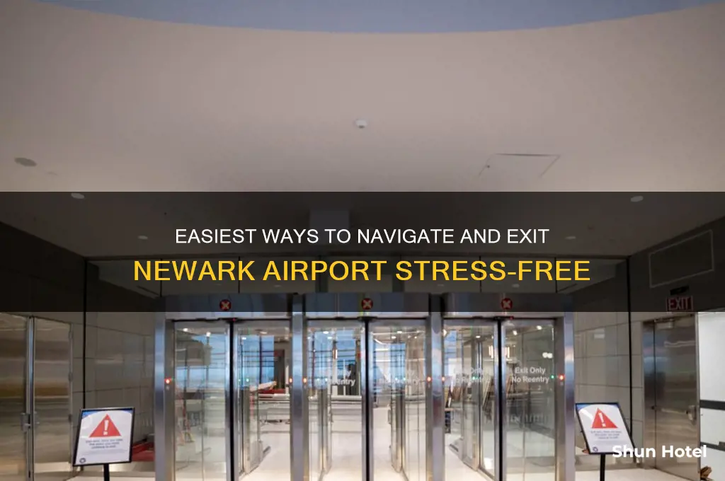 how to get out of newark airport