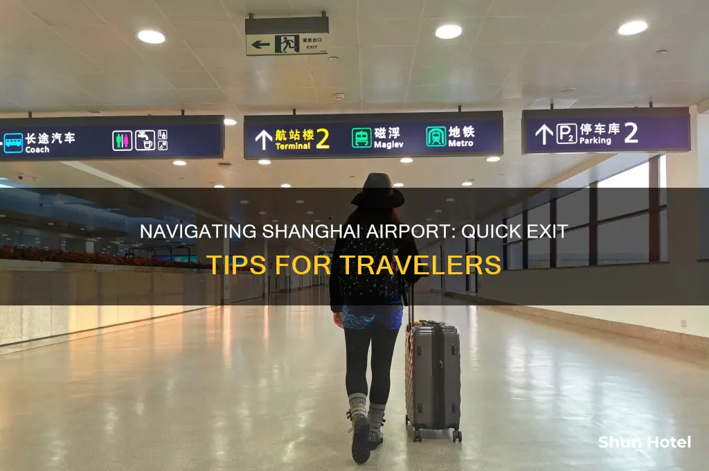 how to get out of shanghai airport