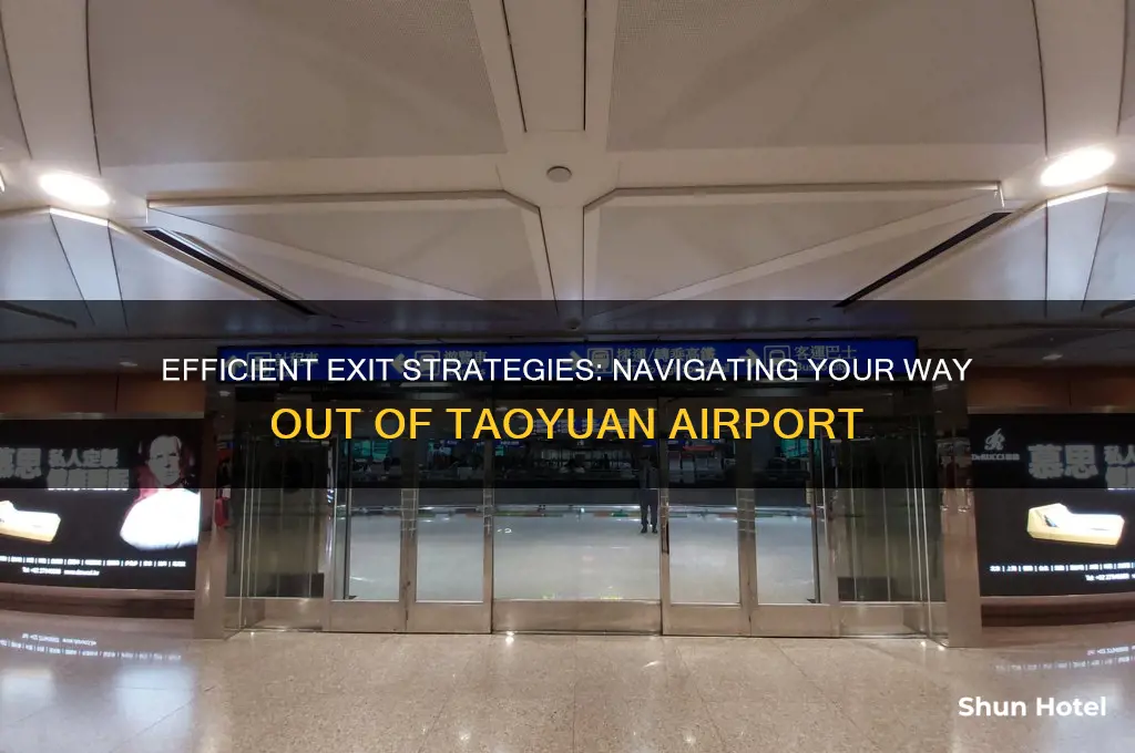 how to get out of taoyuan airport