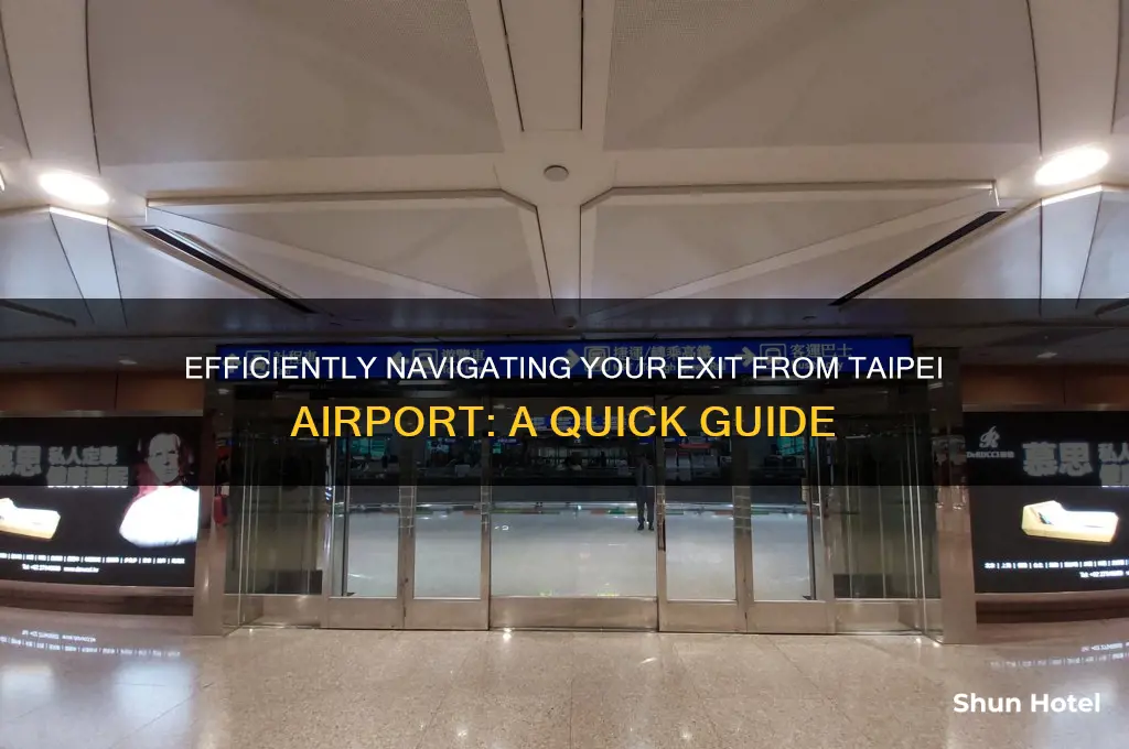 how to get out taipei airport