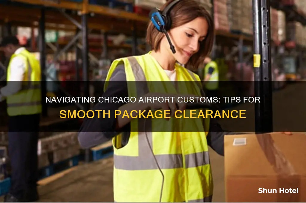 how to get package through custom at chicago airport