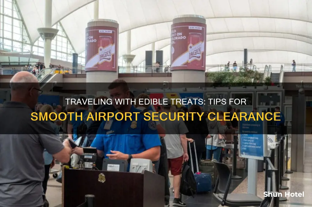 how to get packaged edible through airport
