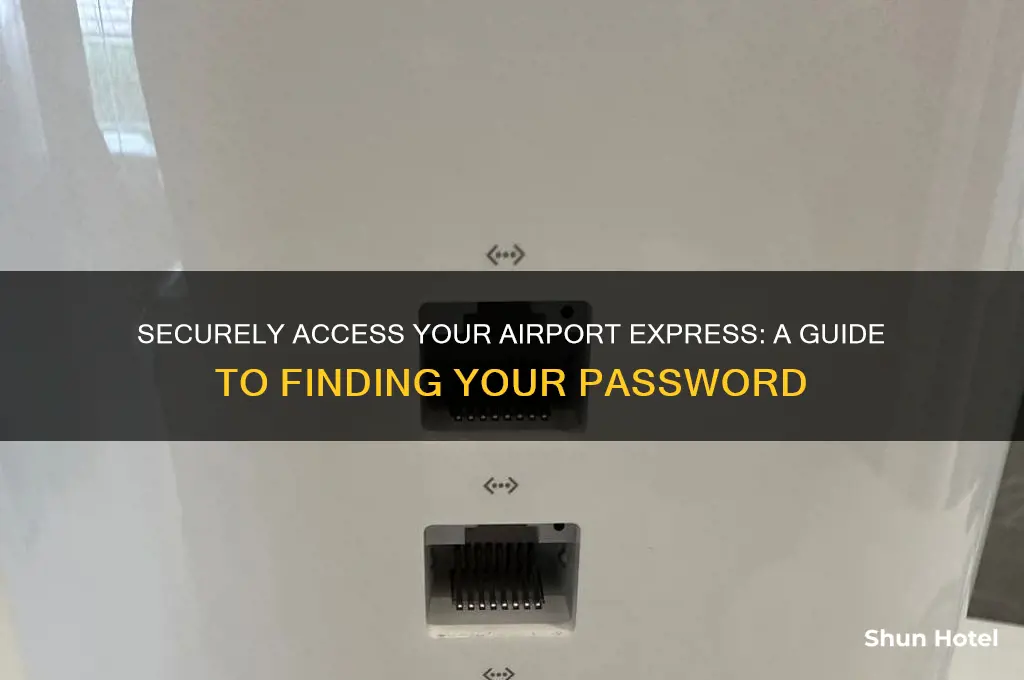 how to get password for airport express