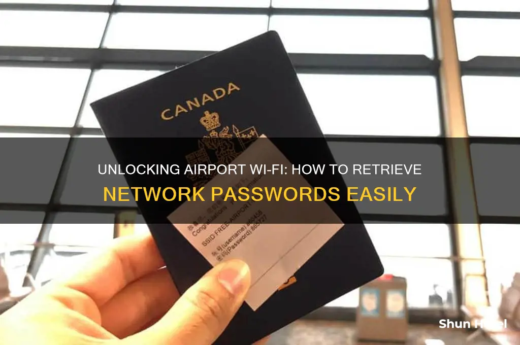 how to get password from airport network password