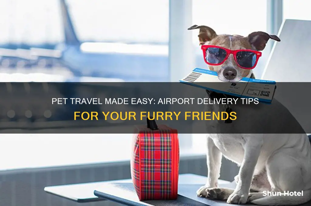 how to get pets delivered at the airport