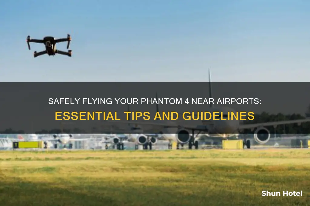 how to get phantom 4 to fly near airport