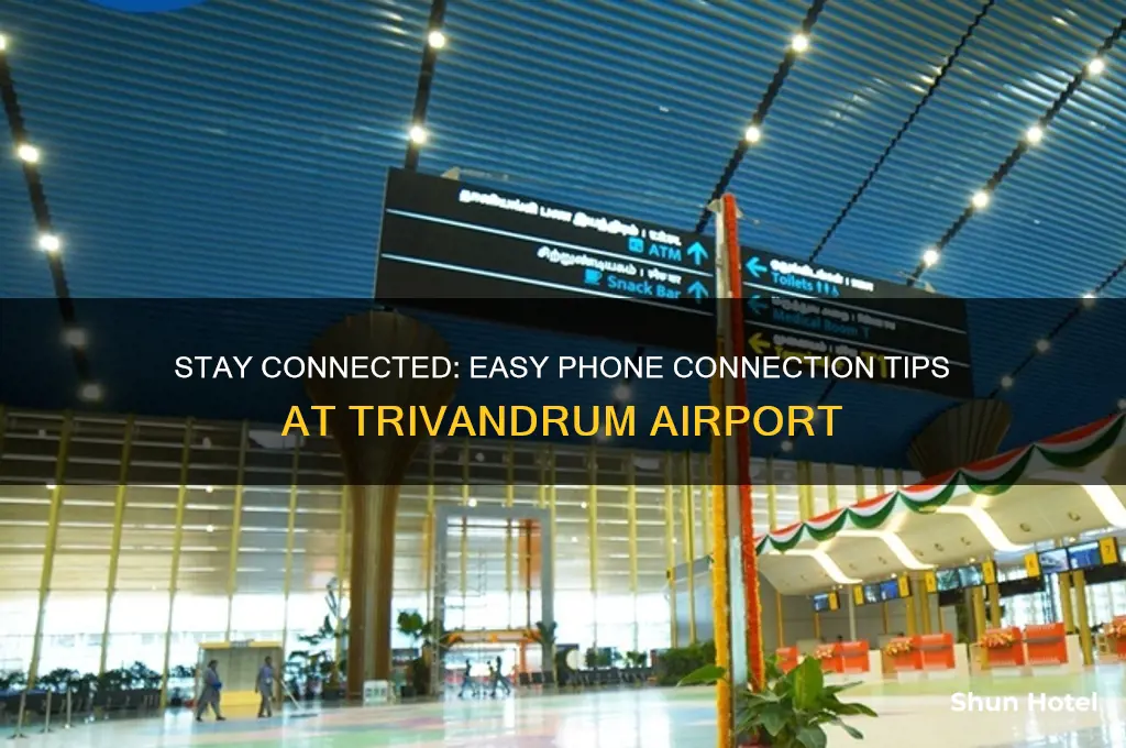 how to get phone connection trivandrum airport