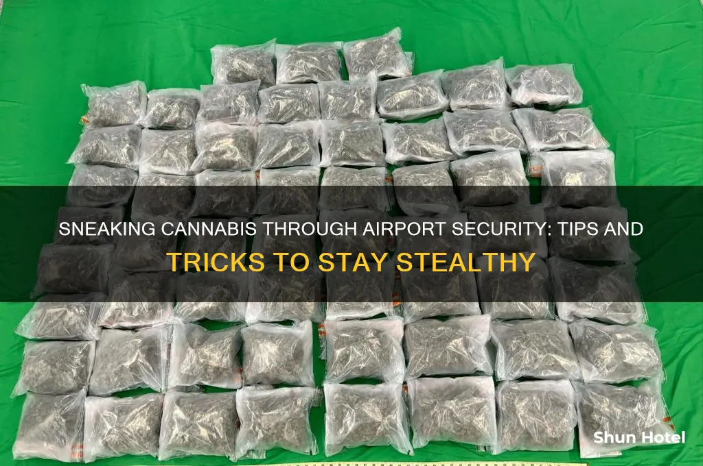 how to get pot through airport security