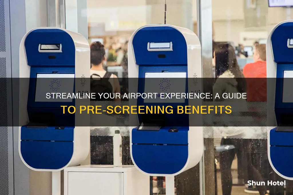 how to get pre screened at airport