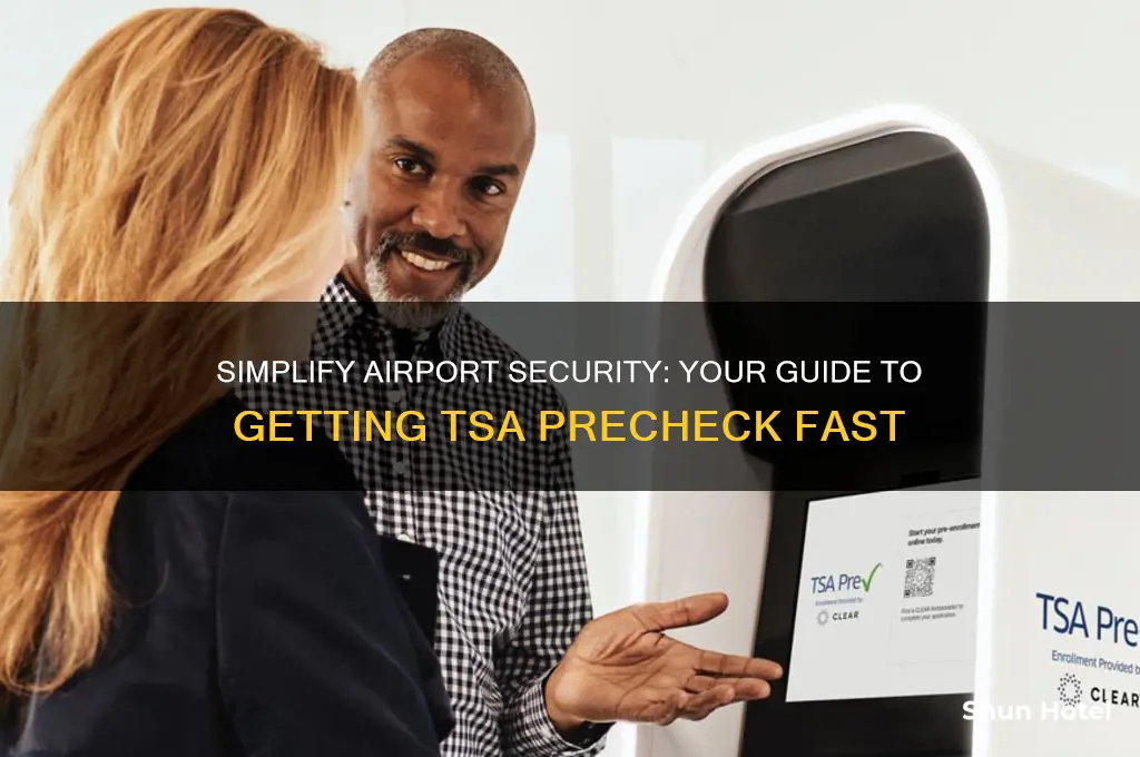 how to get precheck at airports