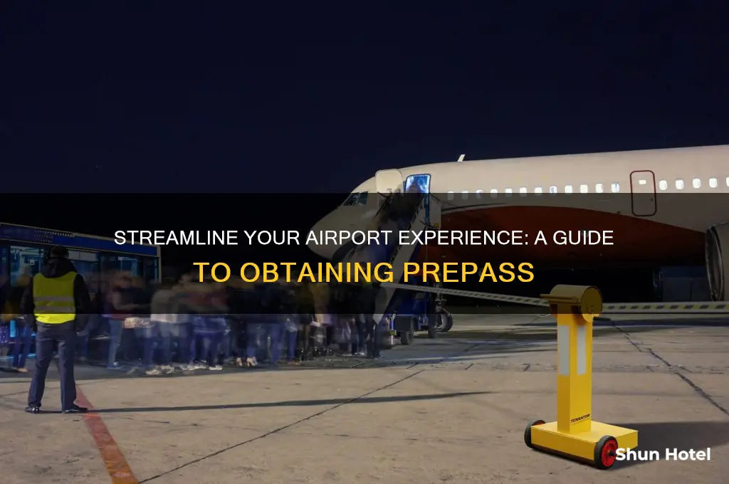 how to get prepass for airports