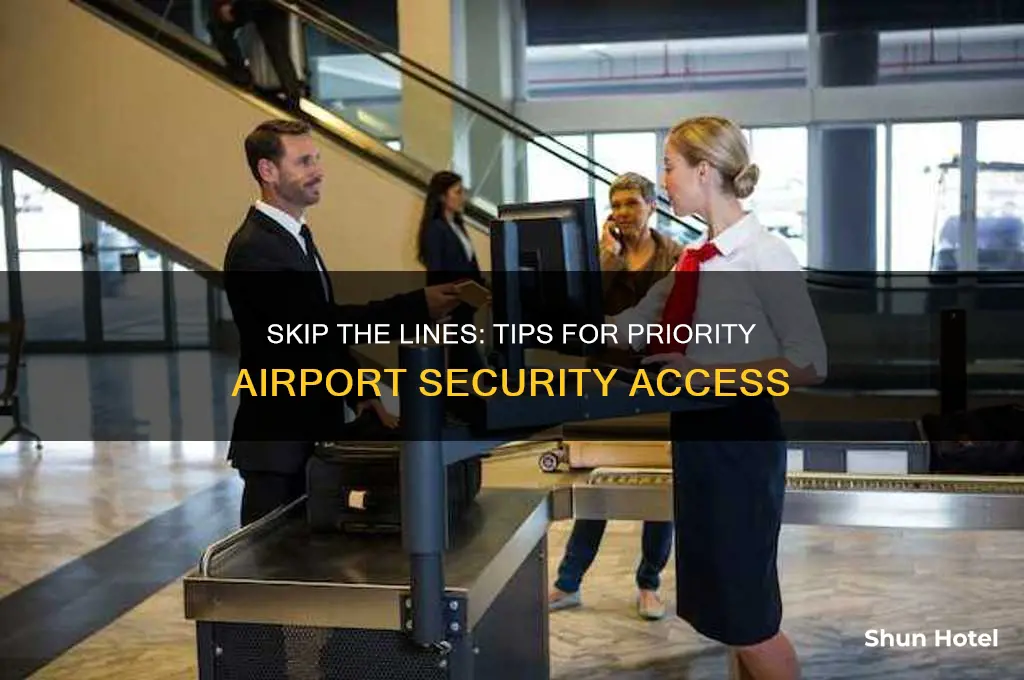 how to get priority airport security