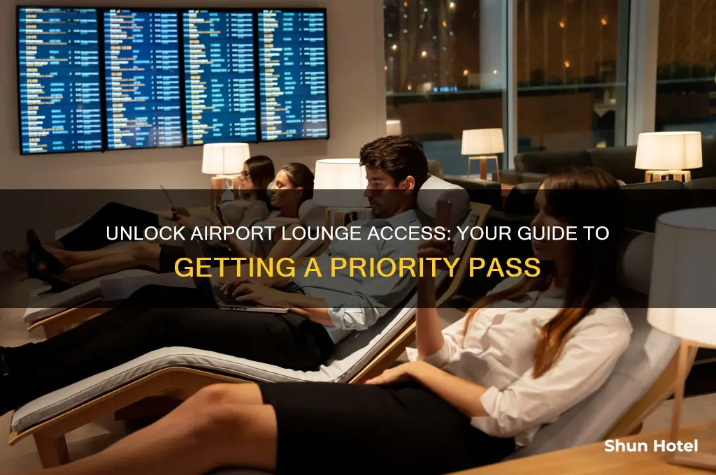 how to get priority pass at airport