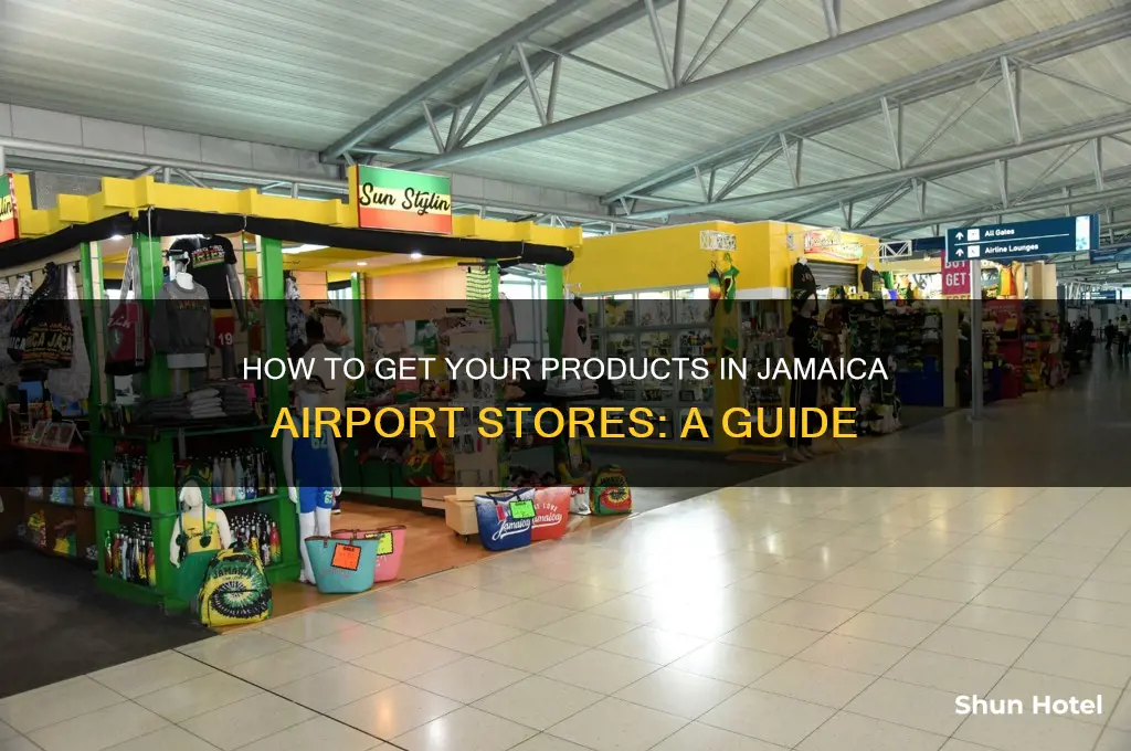 how to get products in store in jamaica airport