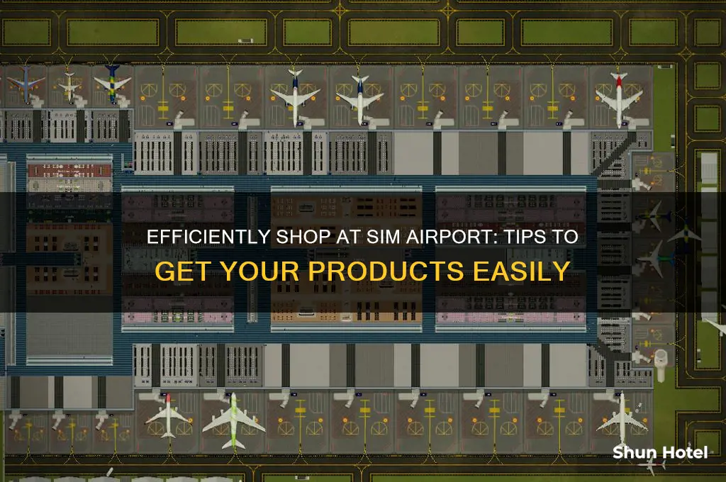 how to get products sim airport