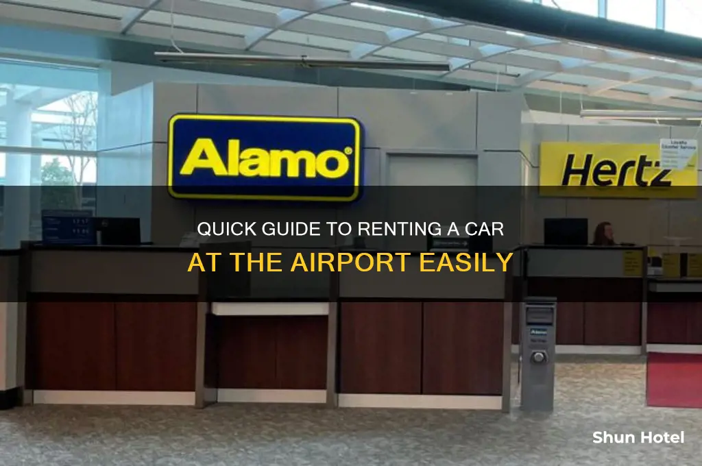 how to get rental car at airport