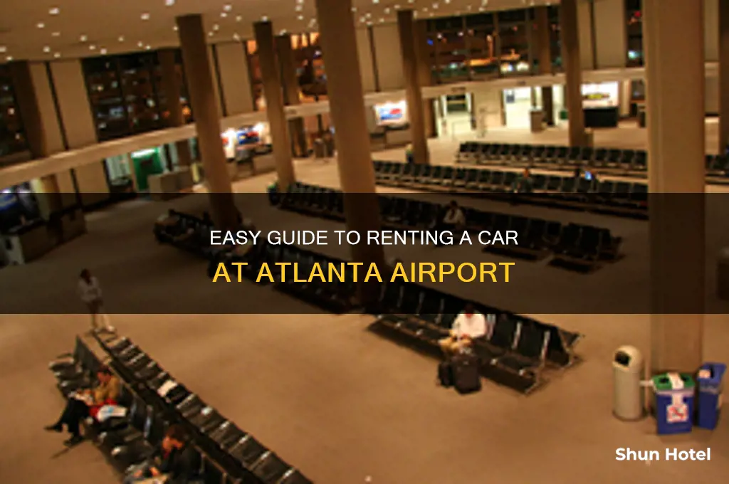how to get rental car at atlanta airport
