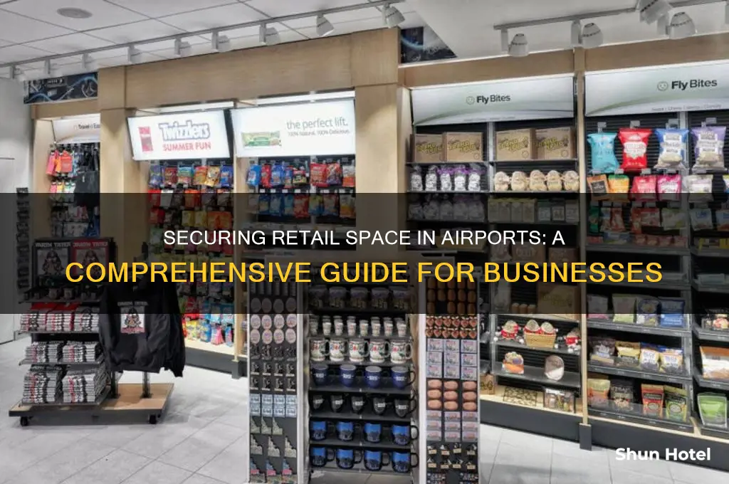 how to get retail space in an airport