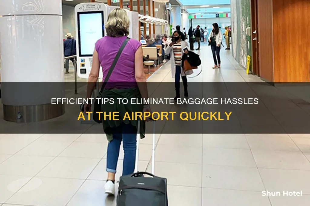 how to get rid of bag at airport