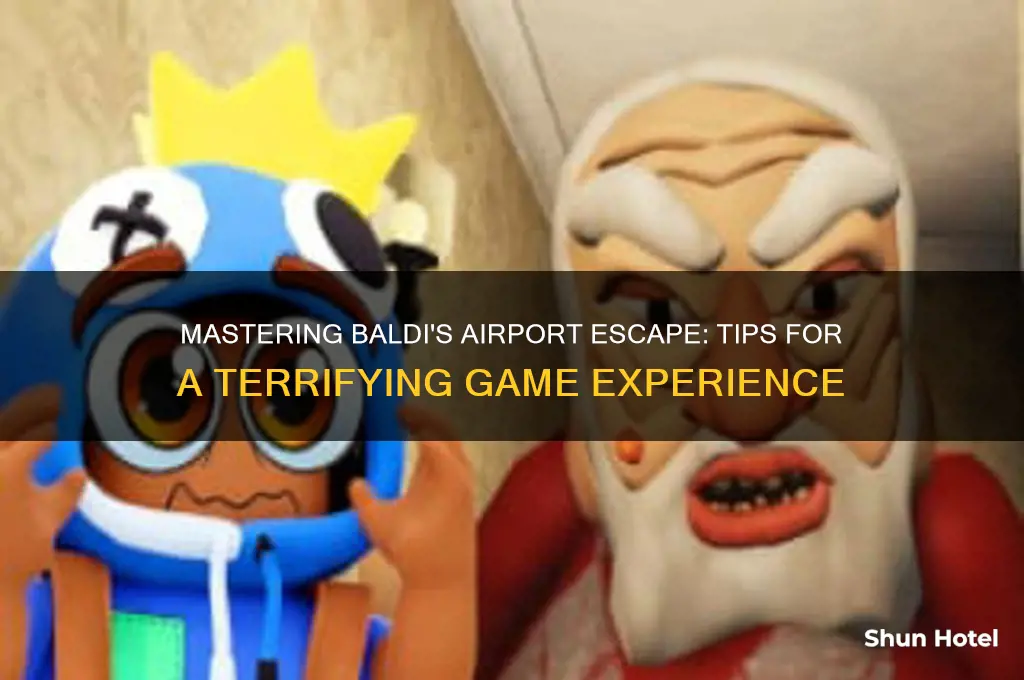 how to get scary baldi airport escape game