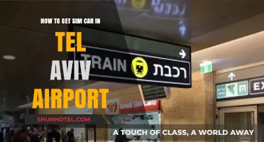 Easy SIM Card Purchase Guide at Tel Aviv Airport