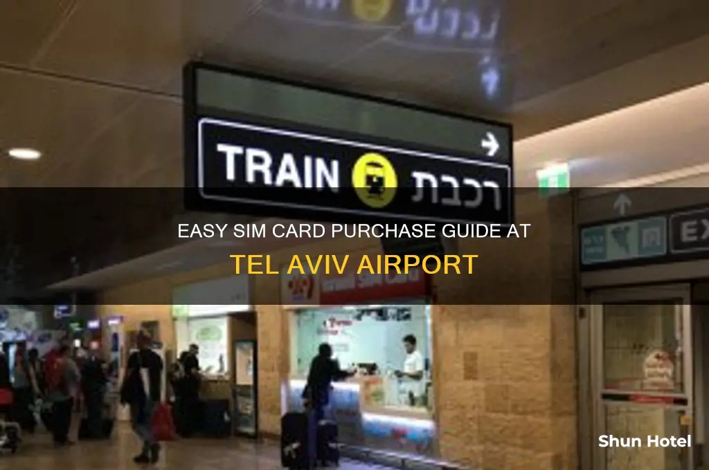 how to get sim car in tel aviv airport